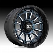 XD Series XD865 Phoenix Metallic Blue Milled Custom Truck Wheels